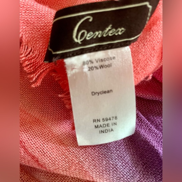 Beautiful & Unique Scarf. Can be worn in so many ways. Spring & Summer Colors. - Picture 6 of 7